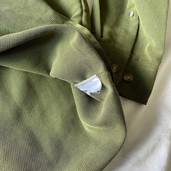 Columbia Men's Green Button Down Omni Shield Long Sleeve Shirt Size Large - Picture 7 of 12